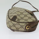 GUCCI GG Supreme Web Sherry Line Bag PVC Beige Gold Red 89 02 066 Auth BA2391-4