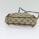 GUCCI GG Supreme Web Sherry Line Bag PVC Beige Gold Red 89 02 066 Auth BA2391-5