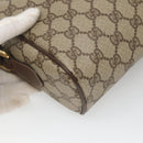 GUCCI GG Supreme Web Sherry Line Bag PVC Beige Gold Red 56 02 088 Auth BA2392-17