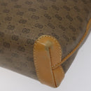 GUCCI Micro GG Supreme Shoulder Bag PVC Beige Gold 007 115 0093 Auth BA2396-8