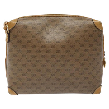 GUCCI Micro GG Supreme Shoulder Bag PVC Beige Gold 007 115 0093 Auth BA2396 - 0