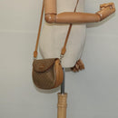 GUCCI Micro GG Supreme Shoulder Bag PVC Beige Gold Auth BA2397-21