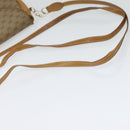 GUCCI Micro GG Supreme Shoulder Bag PVC Beige Gold Auth BA2397-7