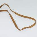 GUCCI Micro GG Supreme Shoulder Bag PVC Beige Gold Auth BA2397-8