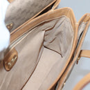 GUCCI Micro GG Supreme Hand Bag PVC Beige Gold 000 46 4857 Auth BA2398-18