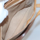 GUCCI Micro GG Supreme Hand Bag PVC Beige Gold 000 46 4857 Auth BA2398-21