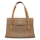 GUCCI Micro GG Supreme Hand Bag PVC Beige Gold 000 46 4857 Auth BA2398-13