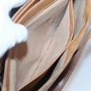 GUCCI Micro GG Supreme Hand Bag PVC Beige Gold 000 46 4857 Auth BA2398-11