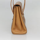 GUCCI Micro GG Supreme Hand Bag PVC Beige Gold 000 46 4857 Auth BA2398-3
