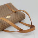 GUCCI Micro GG Supreme Hand Bag PVC Beige Gold 000 46 4857 Auth BA2398-7