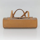 GUCCI Micro GG Supreme Hand Bag PVC Beige Gold 000 46 4857 Auth BA2398-5