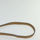 Christian Dior Honeycomb Canvas Shoulder Bag PVC Leather Black Auth BA2400-8