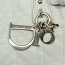 Christian Dior Canage Tote Bag Coated Canvas Light Blue Auth BA2401-10