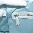 Christian Dior Canage Tote Bag Coated Canvas Light Blue Auth BA2401-20