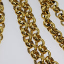 Burberrys Nova Check Chain Shoulder Bag PVC Leather Brown Beige Auth BA241-8