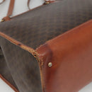 CELINE Macadam Canvas Shoulder Bag PVC Leather Brown Gold Auth BA2411-17