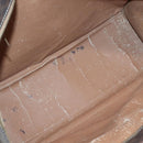 CELINE Macadam Canvas Shoulder Bag PVC Leather Brown Gold Auth BA2411-10