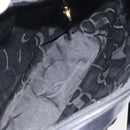 Salvatore Ferragamo Shoulder Bag Leather Black Gold Auth BA2412-19