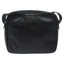 Salvatore Ferragamo Shoulder Bag Leather Black Gold Auth BA2412-3