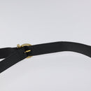 Salvatore Ferragamo Shoulder Bag Leather Black Gold Auth BA2412-8