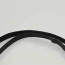 Salvatore Ferragamo Gancini Shoulder Bag Leather Black Silver Auth BA2413-8