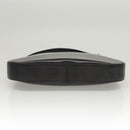 Salvatore Ferragamo Gancini Shoulder Bag Leather Black Silver Auth BA2413-5