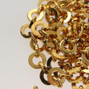 Salvatore Ferragamo Gancini Hand Bag Suede 2way Black Gold Auth BA2414-23