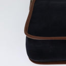 Burberrys Shoulder Bag Suede Leather Navy Auth BA2419-15