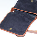 Burberrys Shoulder Bag Suede Leather Navy Auth BA2419-10