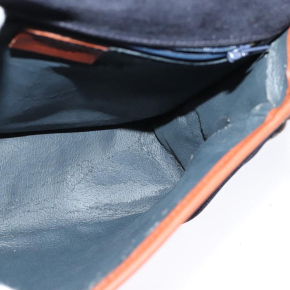 Burberrys Shoulder Bag Suede Leather Navy Auth BA2419