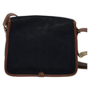 Burberrys Shoulder Bag Suede Leather Navy Auth BA2419-2