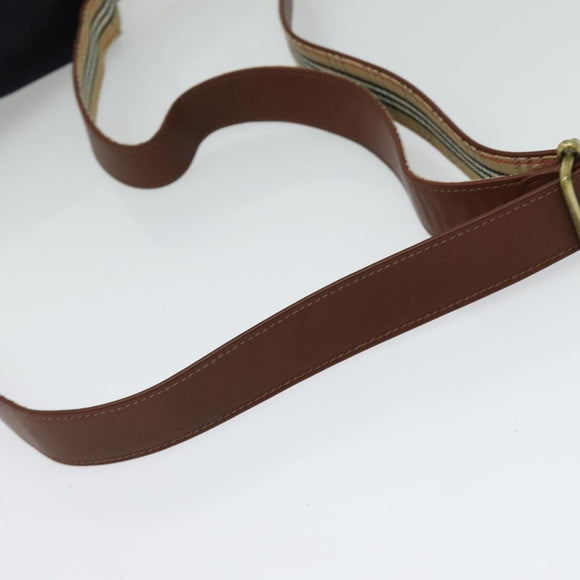 Burberrys Shoulder Bag Suede Leather Navy Auth BA2419