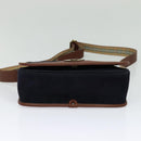 Burberrys Shoulder Bag Suede Leather Navy Auth BA2419-5