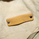 BOTTEGA VENETA INTRECCIATO Shoulder Bag Leather Yellow Silver Auth BA2424-17