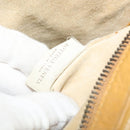 BOTTEGA VENETA INTRECCIATO Shoulder Bag Leather Yellow Silver Auth BA2424-20