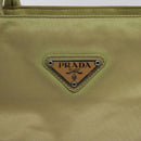 PRADA Hand Bag Nylon Beige Auth BA2425-17