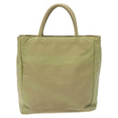 PRADA Hand Bag Nylon Beige Auth BA2425-2