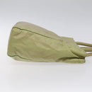 PRADA Hand Bag Nylon Beige Auth BA2425-3