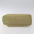 PRADA Hand Bag Nylon Beige Auth BA2425-5