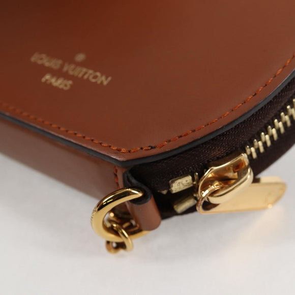 LOUIS VUITTON Catgram Chain Micro Powat Chapeau Coin Purse M63886 Auth BA2436M