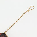LOUIS VUITTON Catgram Chain Micro Powat Chapeau Coin Purse M63886 Auth BA2436M-9