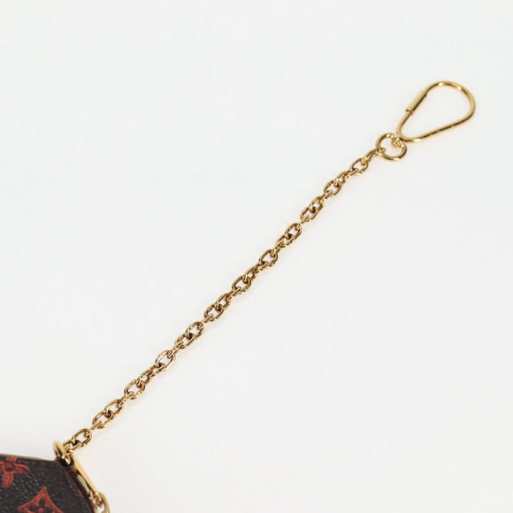 LOUIS VUITTON Catgram Chain Micro Powat Chapeau Coin Purse M63886 Auth BA2436M