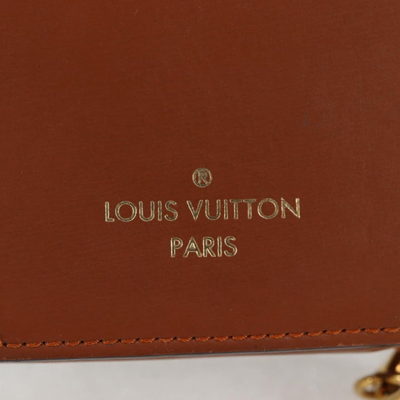 LOUIS VUITTON Catgram Chain Micro Powat Chapeau Coin Purse M63886 Auth BA2436M