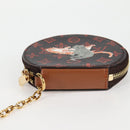 LOUIS VUITTON Catgram Chain Micro Powat Chapeau Coin Purse M63886 Auth BA2436M-7