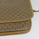 GUCCI Micro GG Supreme Shoulder Bag PVC Beige Gold 001 104 0551 Auth BA2438-16