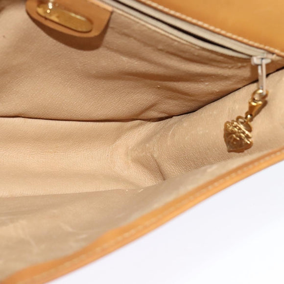 GUCCI Micro GG Supreme Shoulder Bag PVC Beige Gold 001 104 0551 Auth BA2438