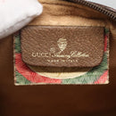 GUCCI GG Supreme Web Sherry Line Clutch Bag PVC Beige 89 01 012 Auth BA2439-9
