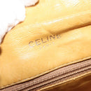 CELINE Macadam Canvas Shoulder Bag PVC Brown Gold Auth BA2444-19