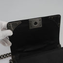 CHANEL Chain Matelasse Boy Chanel Shoulder Bag Lamb Skin Black CC Auth BA244S-16