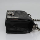 CHANEL Chain Matelasse Boy Chanel Shoulder Bag Lamb Skin Black CC Auth BA244S-4